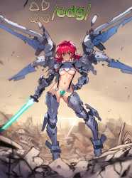 Lightsaber&amp;MechaMusume_-edg-