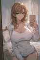 balthizar74_A_curvaceous_woman_drawn_in_an_anime_style_taking__a6b9eb26-0eec-46a7-bcb8-abdd211a9cca