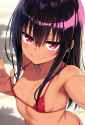 00242-2496912314-(outdoors, beach, shade, depth of field), traditional media, masterpiece, best quality, (zankuro_0.2), (by nora higuma_0.4), (by