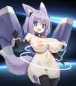 15704-342976418-masterpiece, best quality, amazing quality, very aesthetic, absurdres, fox ears, fox tail, purple hair, young, big eyes, 1girl,
