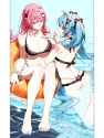 __hatsune_miku_and_megurine_luka_vocaloid_drawn_by_uryoko__016b9d35bf042a77d2a23f8b4120d363