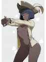 00020-best quality, very aesthetic, absurdres, 4k, (by waterkuma_0.8),_dark skin, dark-skinned female, very dark skin, nipples, dark n