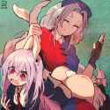 Eirin and Reisen (maru_ya)