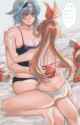 __eula_amber_and_baron_bunny_genshin_impact_drawn_by_kiegenshin__bf6e052c48938185133f20c6d6f86ed0