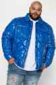 Men&#039;s Your Diamond Quilted Puffer Jacket in Blue Size Large