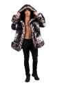 Men&#039;s Wizard Coat in Black &amp; White Tie Dye - S _ Custom (1)