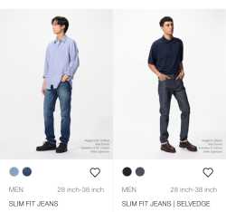 SHOP MEN&#039;S JEANS UNIQLO