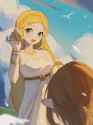 Beautiful Hot Gorgeous Magical Girl Zelda Sunny Long Beautiful Hair