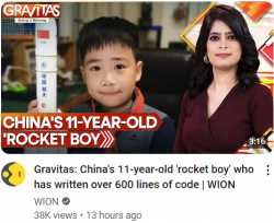 kid writes code for rockets