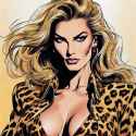 intense_comic_book_art_style_of_Lou_Fine_leopard_print_onepiece_long_flowing_80s_hair_looks_similar__2611247475