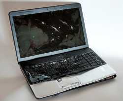 Damaged Laptop