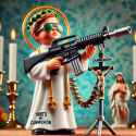 1980s 1st communion but with miniguns