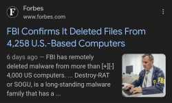 FBI deletes malware from your computer