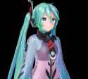 Miku model laugh mmd