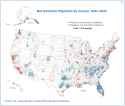 net domestic migration by county