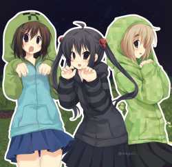 __nakano_azusa_hirasawa_yui_tainaka_ritsu_creeper_zombie_and_2_more_k_on_and_2_more_drawn_by_jelly_bonnybel__90720fc7cf358b9aa426777a1957142a