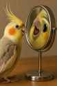 20250605_1152_Cockatiel&#039;s Amusing Reflection_simple_compose_01jx0g11qjf6pbyqx2yaqq224s