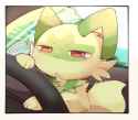 Palworld driving his car