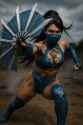 kitana battle pose