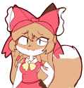 averi reimu touhou dress