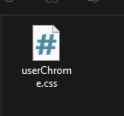 userChrome