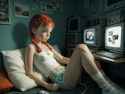 2043001-close-up photograph of red hair, twin br-cuteMix3