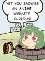 Yet you browse an anime website. Curious!