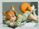 1149001-cropped legs photograph of fluffy hair,-cuteMix3