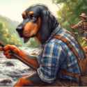 beautiful-the-coonhound-fisherman