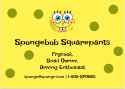 Sponge Business Card