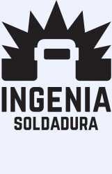 Ingenia Soldadura Logotipo vertical negro