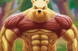 buff winnie the pooh diesel patches the big gay