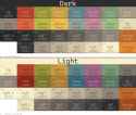 gruvbox color palette