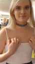 Lovly Luna flashing her small tits in furniture market #.webm