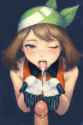 nsfw, 1girl, 1boy, character_may (pokemon), copyright_pokemon emerald, looking a s-3712673193