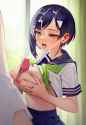 1girl, tsubameya chiharu, shikanoko nokonoko koshitantan, large breasts, breasts s-3476277646