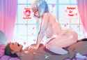 blue hair