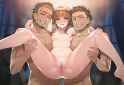 2boys, 1girl, nsfw, ciloranko, ningen mame, redrop s-206340430