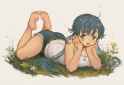 1girl, ciel (paradis47), painterly, the pose, no text, large breasts, cum on fac s-4247116266