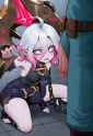 league of legends, briar (league of legends), chained up, prison guard, on knees s-698963248
