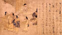 Unbekannt - Corpulent woman from Yamai no soshi (Scroll of Diseases and - (MeisterDrucke-677689)