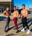 three-sexy-shirtless-muscle-guys-flexing-biceps-outdoors-gym-bros