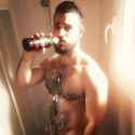 beer in shower