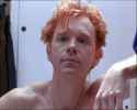 David Caruso bare shoulders