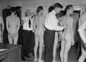 1941-12-09 Navy applicants receiving physical examinations