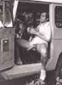 Smoking in the van