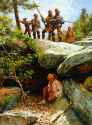 Robert Griffing (1940-) The Survivor - Oil on canvas 2010
