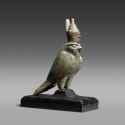 An Egyptian Bronze Figure of the Horus Falcon, 26th Dynasty, 664-525 B.C.