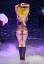 Lady-Gaga-Butt-Layered-Cake-Leotard-Latex-Fishnets-Blonde-Italian-American-Celebrity-Singer-117