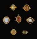 Set of a seven roman rings, Roman Empire 250–400 AD